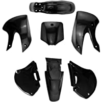 Nrpfell Carenado de PláStico para Motocicleta Kits de Cubierta de Cuerpo Completo Guardabarros Guardabarros para KLX 110…